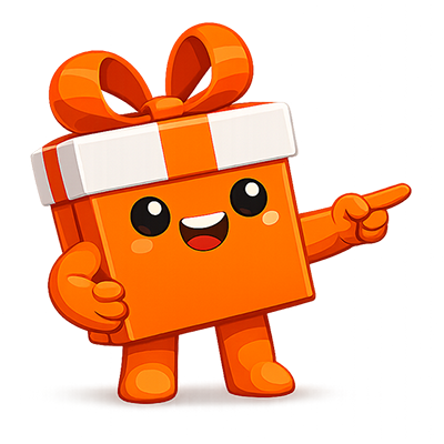 Top Gift Ideas mascot pointing at featured gift guides